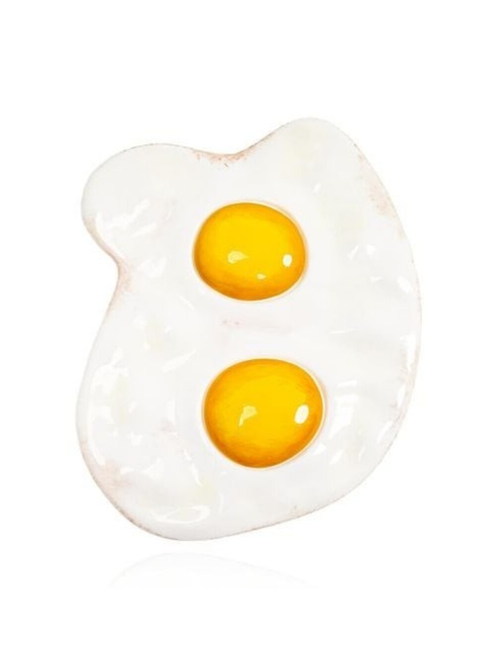 Moschino Yolk Egg Sunny Side Up Egg Brooch - White & Yellow - Picture 5 of 5